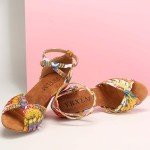 Colorful Latin Dance Shoes for Women, 3.33" Heel