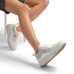 Colorful Chunky Platform Sneakers for Women 7.5