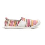 Colorful Stripes Slip-On Sneakers for Women