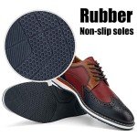 Colorful Wingtip Men's Oxford Dress Shoes - 11 US