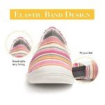 Colorful Stripes Slip-On Sneakers for Women