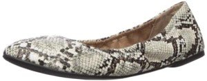 Colorful Women's Belice Ballet Flats - Black/White Snake Skin