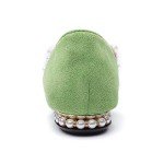 Bling Rhinestone Pointed Flats for Women – Green