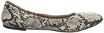 Colorful Women's Belice Ballet Flats - Black/White Snake Skin