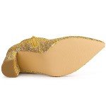 Colorful Glitter Pointed Toe Ankle Boots for Women