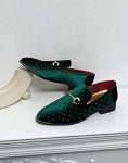 Colorful Men's Velvet Slip-On Loafers - Size 10