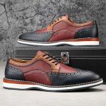 Colorful Wingtip Men's Oxford Dress Shoes - 11 US