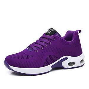 Colorful Women's Lightweight Running Sneakers - Purple