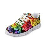 Floral Print Lightweight Fashion Sneakers for Women