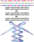 Colorful Tie Dye Shoelaces – 9 Pairs Set