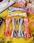 Colorful Tie Dye Shoelaces – 9 Pairs Set
