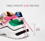 Colorful Platform Sneakers for Women - Stylish & Fun