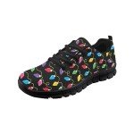 Colorful Christmas Lights Women's Slip-On Sneakers