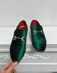 Colorful Men's Velvet Slip-On Loafers - Size 10