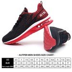 Autper Men's Lightweight Colorful Running Sneakers
