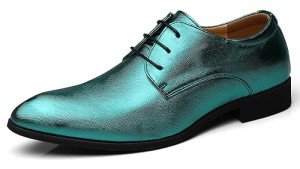 Haza Pairs Men's Glittery Slip-On Dress Loafers