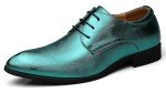 Haza Pairs Men's Glittery Slip-On Dress Loafers
