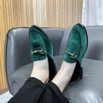Colorful Men's Slip-On Loafers - Green Casual Shoes