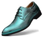 Haza Pairs Men's Glittery Slip-On Dress Loafers