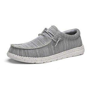 Bruno Marc Grey Slip-On Casual Loafers for Men
