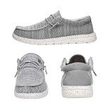 Bruno Marc Grey Slip-On Casual Loafers for Men