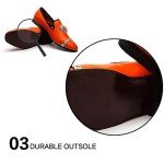 Orange Luxury Loafers for Men – Perfect Party Shoes