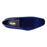 Royal Blue Slip-On Loafers for Men