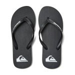 Quiksilver Men's Molokai Flip Flops - Black/White