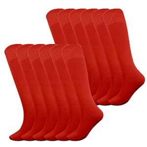 Colorful Baseball Tube Socks - 12 Pack for All