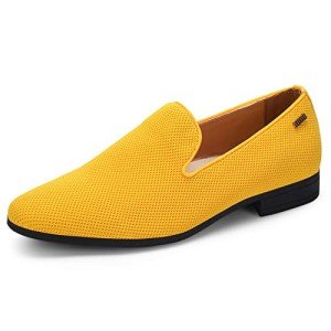 UUBARIS Men's Colorful Tuxedo Loafers, Size 14