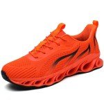 Men's Orange Athletic Running Sneakers Size 12