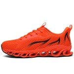 Men's Orange Athletic Running Sneakers Size 12