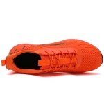 Men's Orange Athletic Running Sneakers Size 12