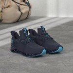 Blue Slip-On Sneakers for Men - Casual & Athletic