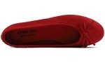 FEVERSOLE Women's Colorful Memory Foam Ballet Flats
