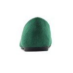 Ollio Women's Colorful Ballet Flat Shoes - Green