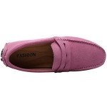 Pink Suede Loafers for Men - Comfortable Moccasins