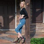 Colorful Glitter Combat Boots for Women