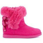Bright Pink Juicy Couture Women's Slip-On Winter Boots
