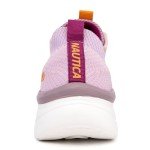 Nautica Women's Lace-Up Knit Casual Sneakers - Lilac