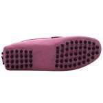 Pink Suede Loafers for Men - Comfortable Moccasins