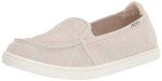 Roxy Women's Minnow Slip-On Sneaker, Oatmeal