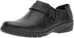 Clarks Women's Cheyn Madi Black Slip-On Loafers