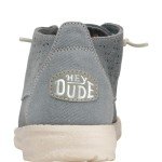 Hey Dude Women's Grey Suede Slip-On Loafers