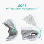 Women's Breathable Mesh Slip-On Flats in Grey