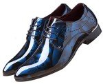 Colorful Floral Pointed Toe Oxford Shoes for Men