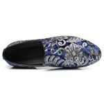 Venshine Men's Lightweight Blue Slip-On Loafers