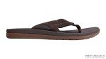 Men's Colorful Rainbow Sandals - Dark Brown 11 D