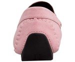 Pink Slip-On Moccasin Loafers for Men Size 12