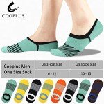 8 Pairs Colorful No Show Socks for Men